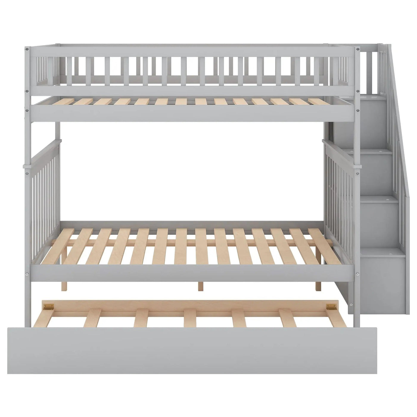 Bunk Bed With Staircase by HouseOfZazla