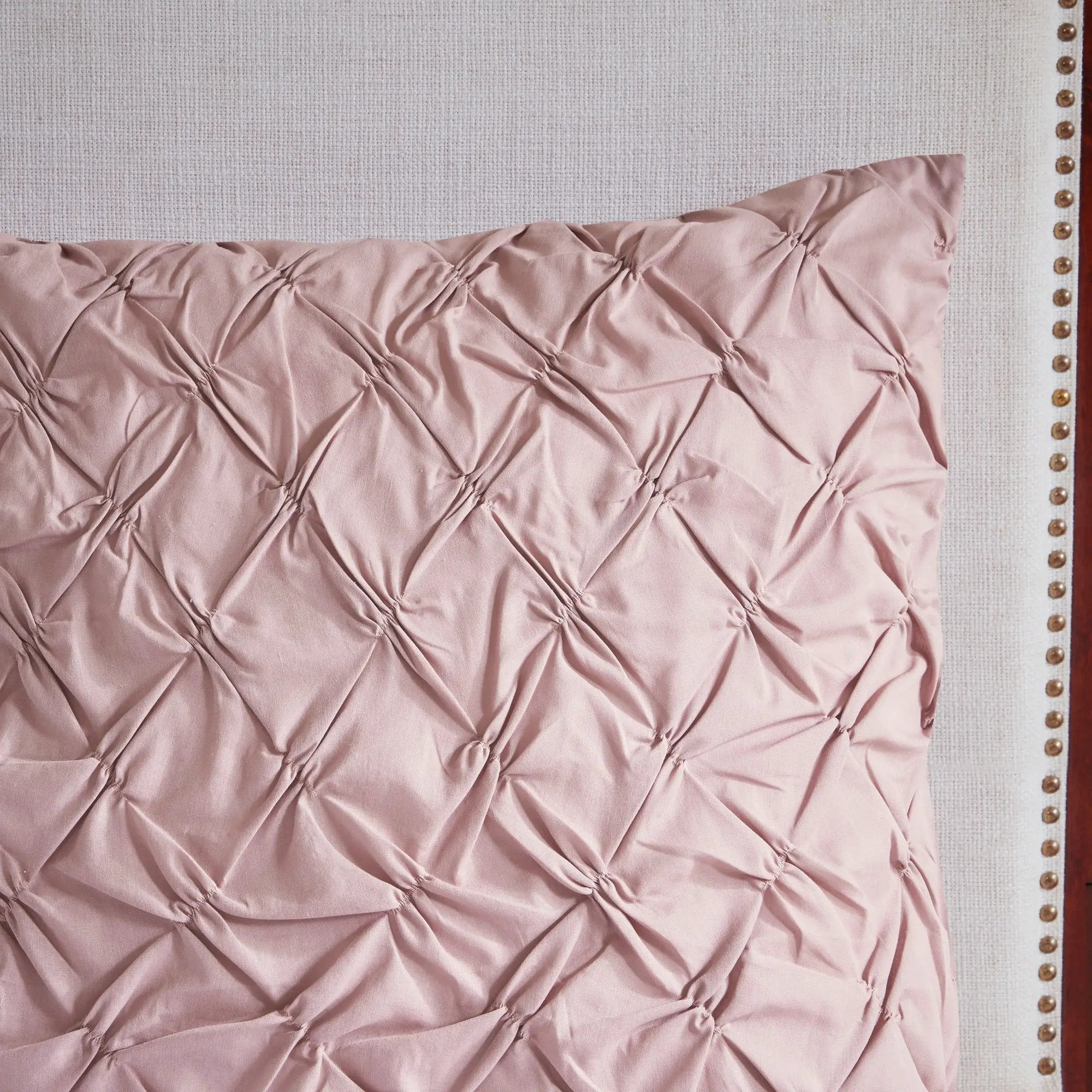 8 Piece Cotton Printed Comforter Set Blush California King by HouseOfZazla