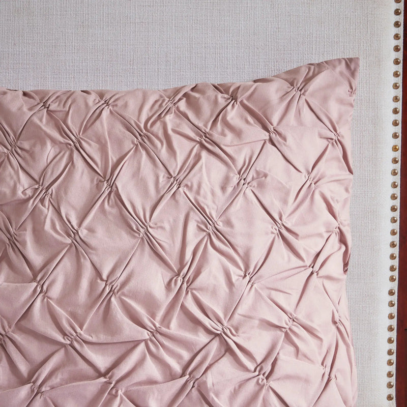 8 Piece Cotton Printed Comforter Set Blush California King by HouseOfZazla