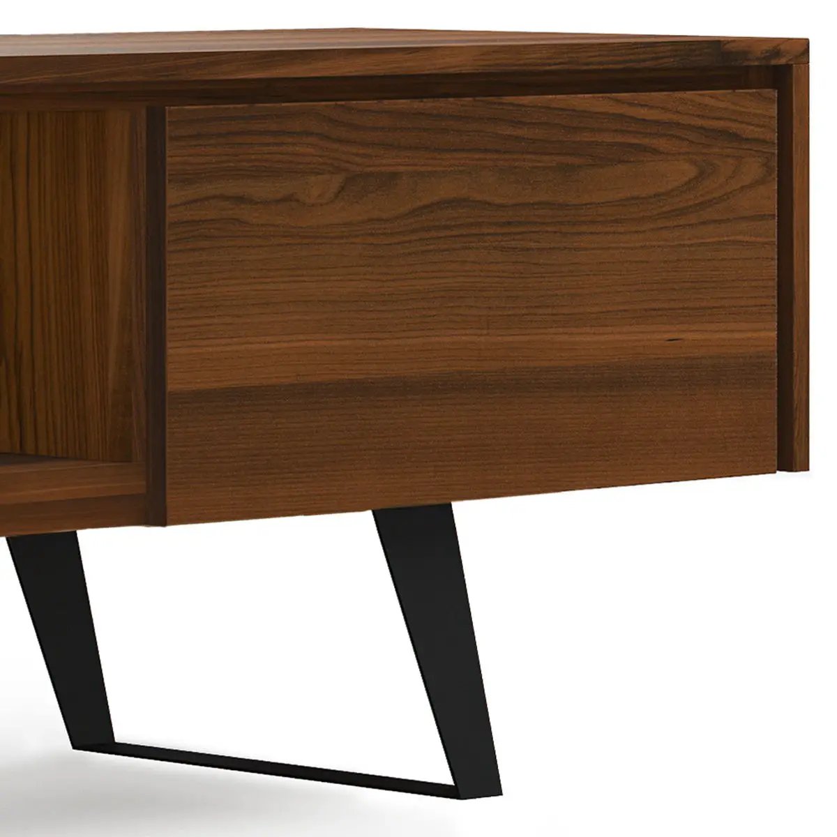 Lowry - Handcrafted TV Media Stand - Walnut by HouseOfZazla