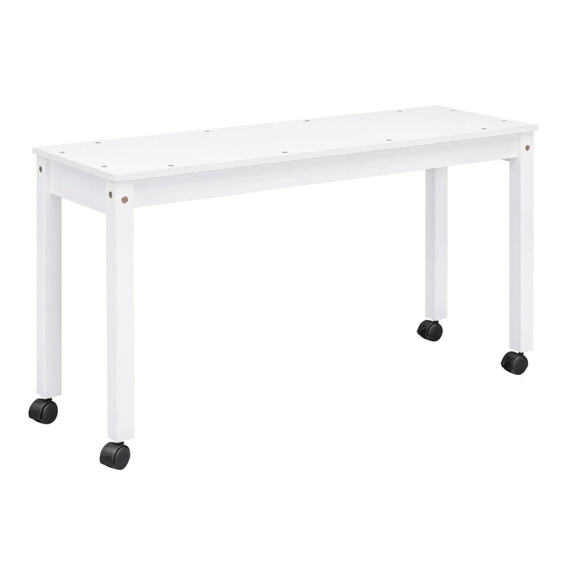 Loft Bed With Retractable Writing Desk And 4 Drawers, With Lateral Portable Desk And Shelves by HouseOfZazla