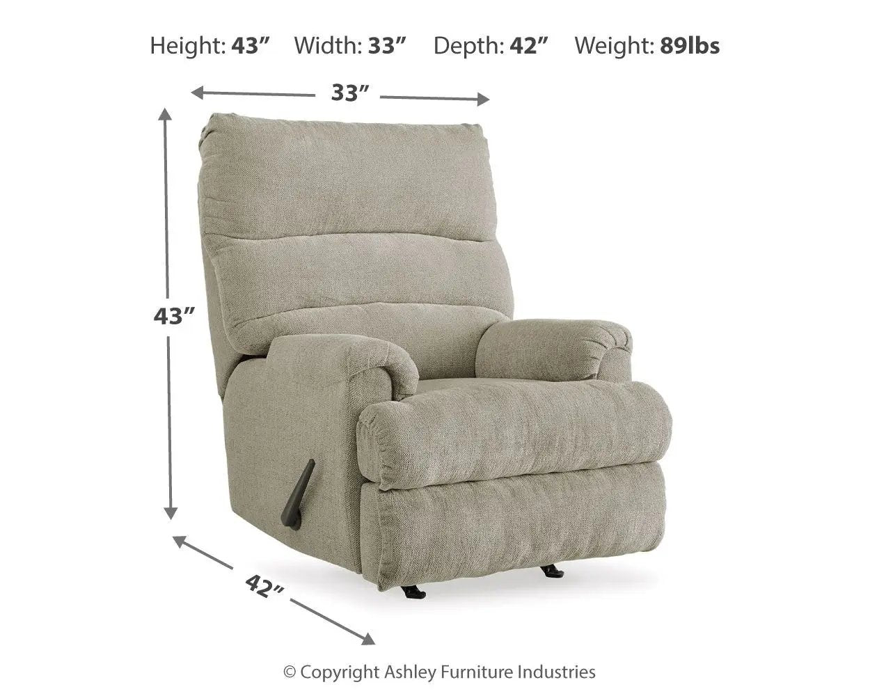 Man Fort - Rocker Recliner by Unique Piece Furniture