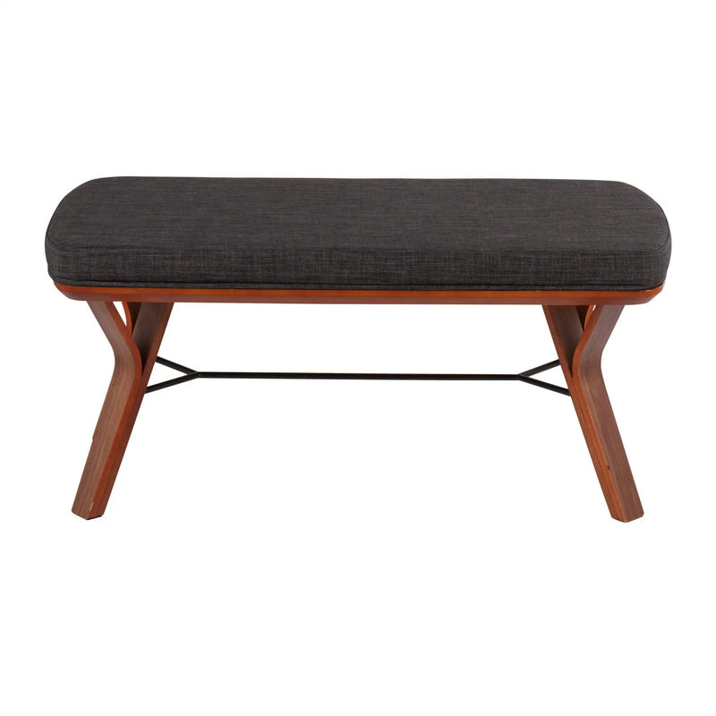 Folia - Mid Century Modern Bench by Unique Piece Furniture