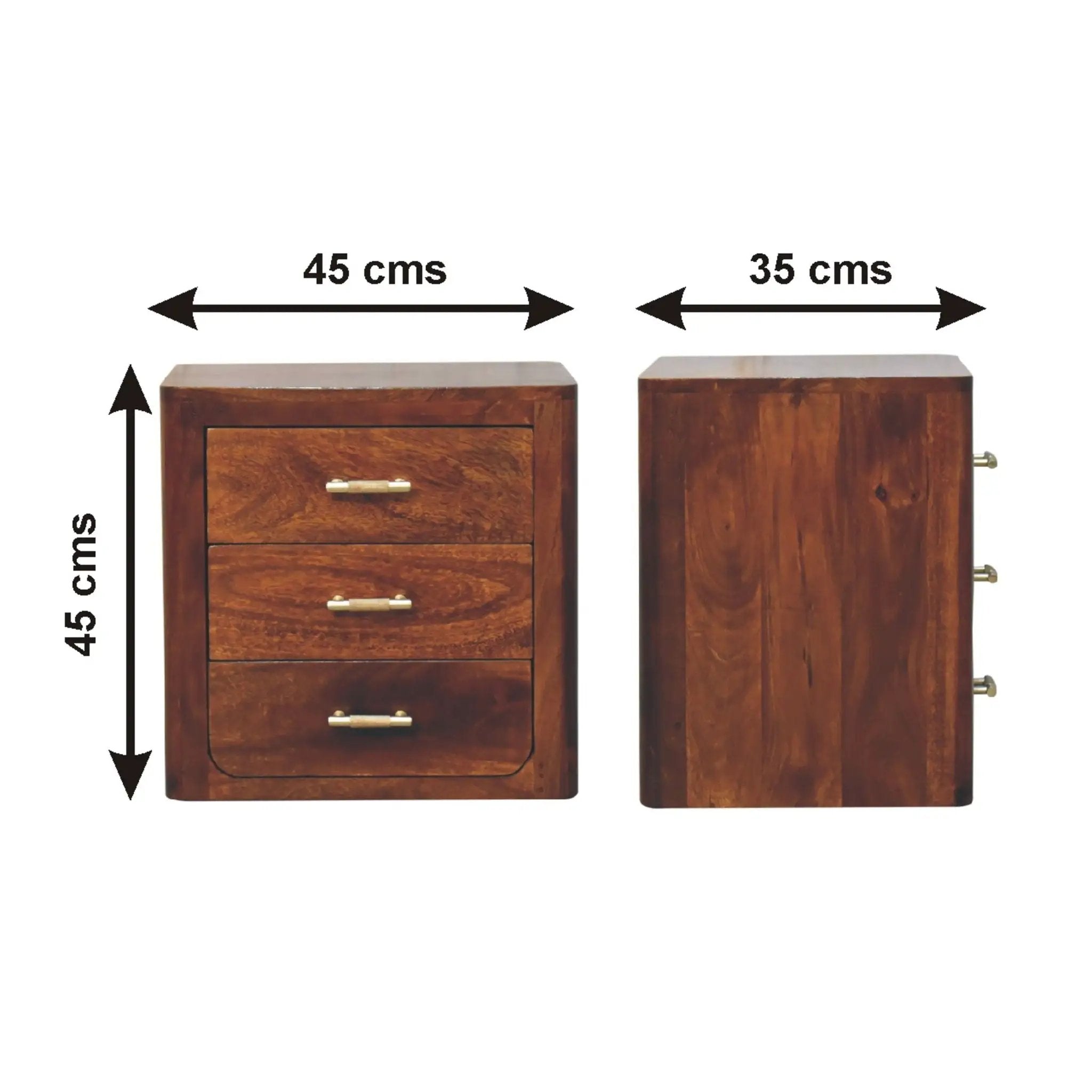 Luca - Nightstand - Brown by HouseOfZazla