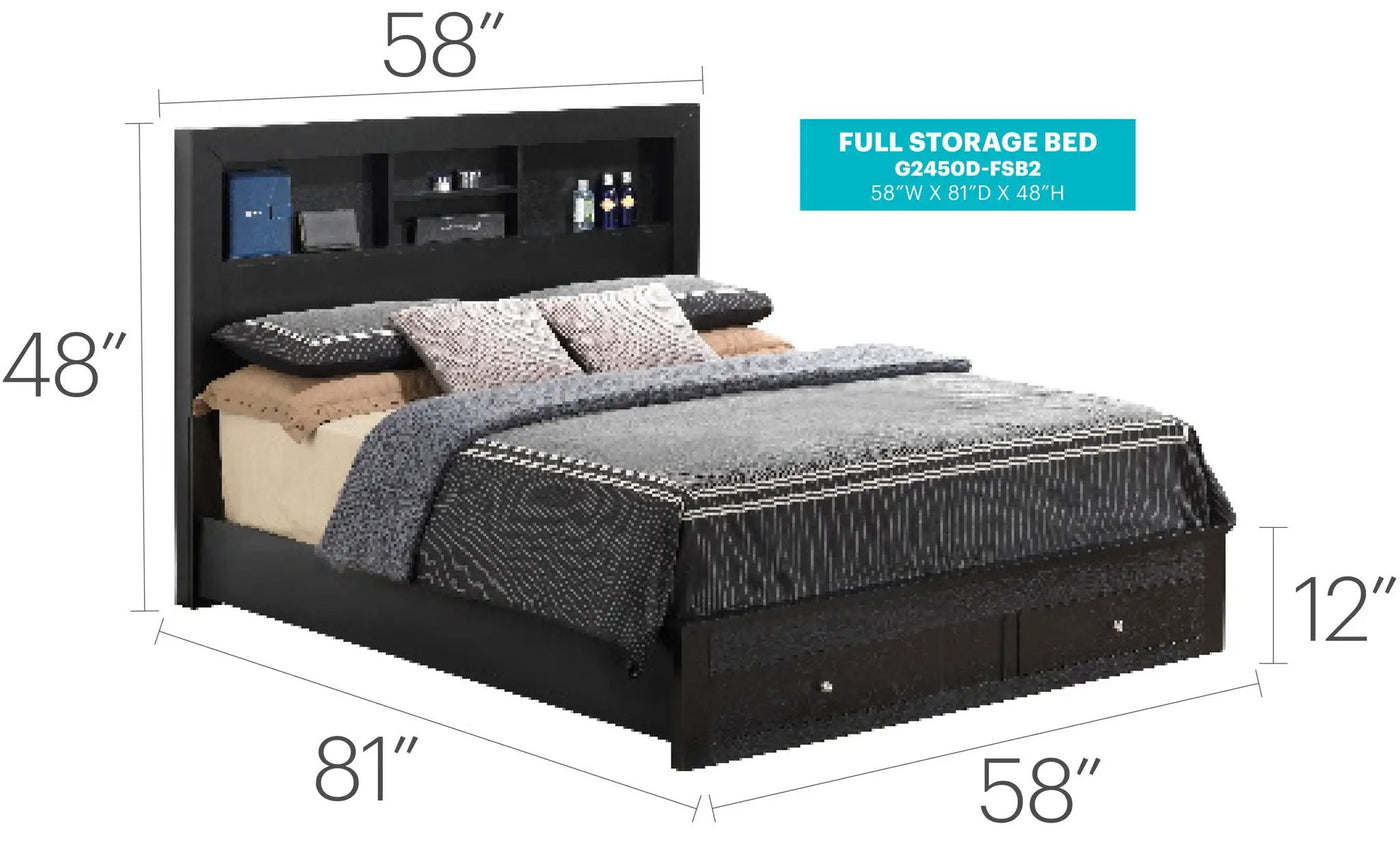 Stylish Storage Bed For Modern Spaces by HouseOfZazla