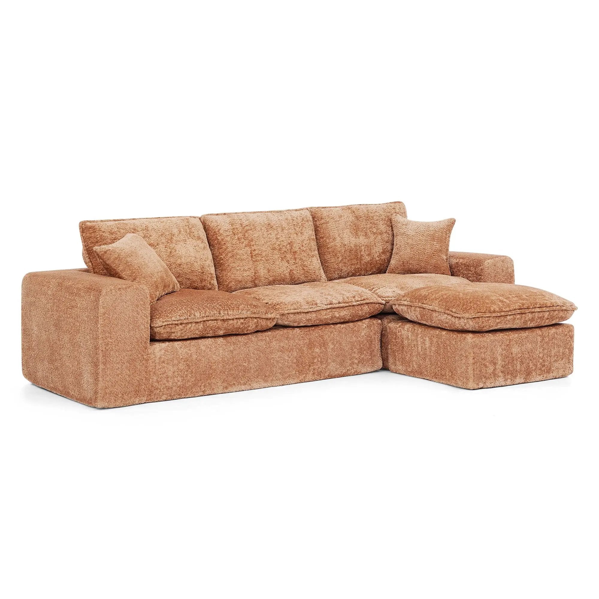 Sectional Sofa With Moveable Ottoman by Unique Piece Furniture