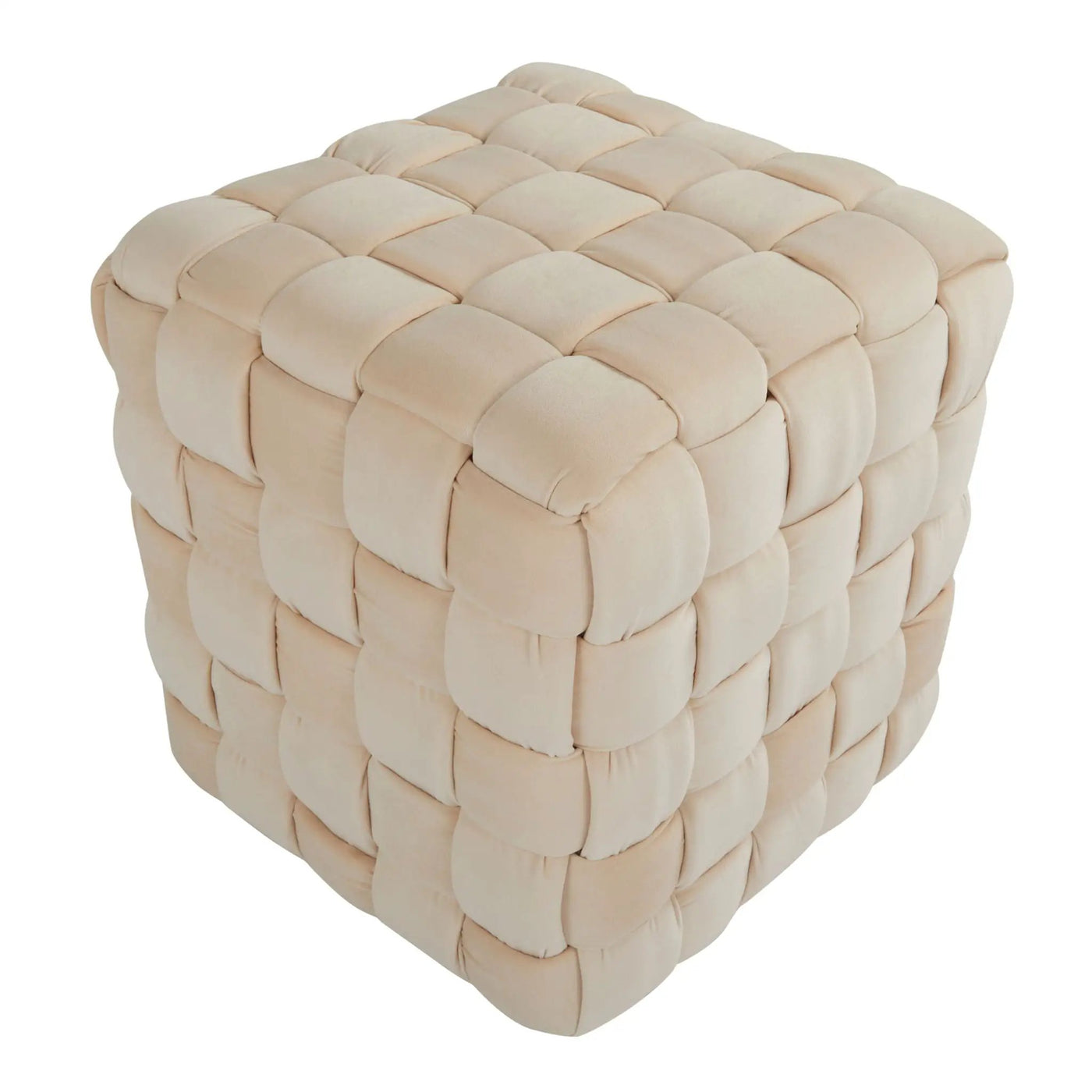 Square Braided Ottoman - by HouseOfZazla