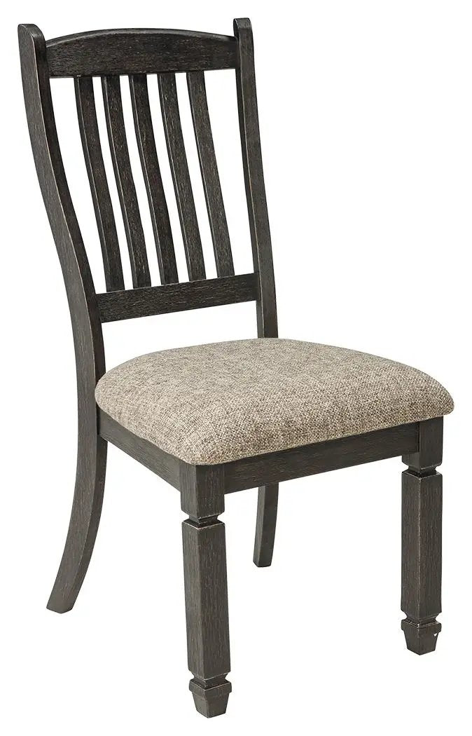 Tyler Creek - Dining UPH Side Chair (Set of 2) - Slatback - Black / Grayish Brown by Unique Piece Furniture