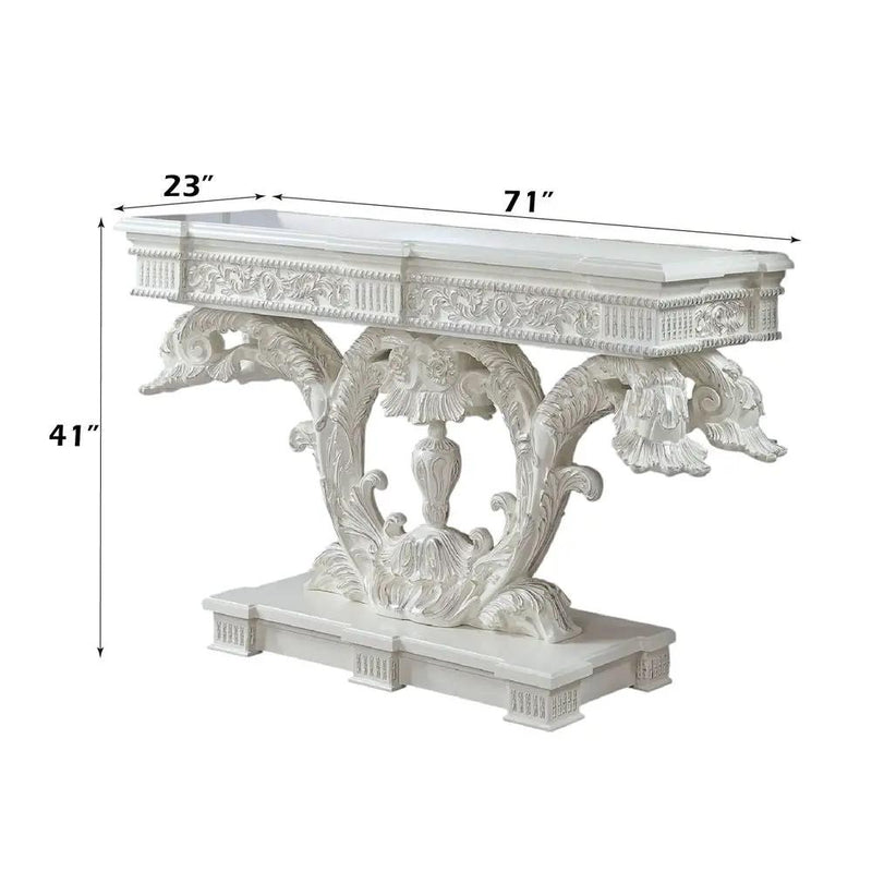 Vanaheim - Sofa Table - Antique White by Unique Piece Furniture