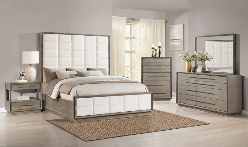 Durango 5-piece Queen Bedroom Set Taupe Oak by Unique Piece Furniture