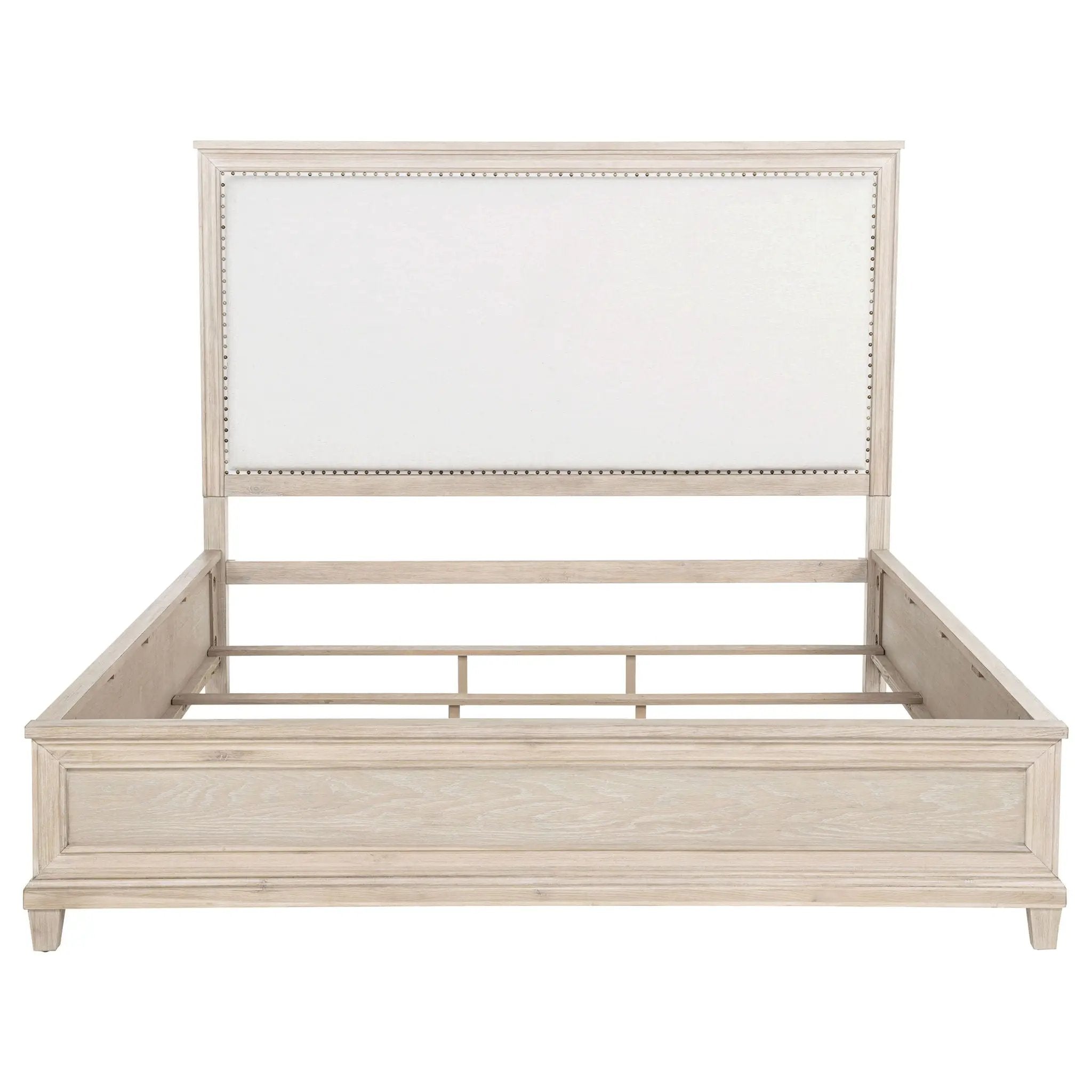 Pembroke 66-inch California King Panel Bed Washed Oak by Unique Piece Furniture