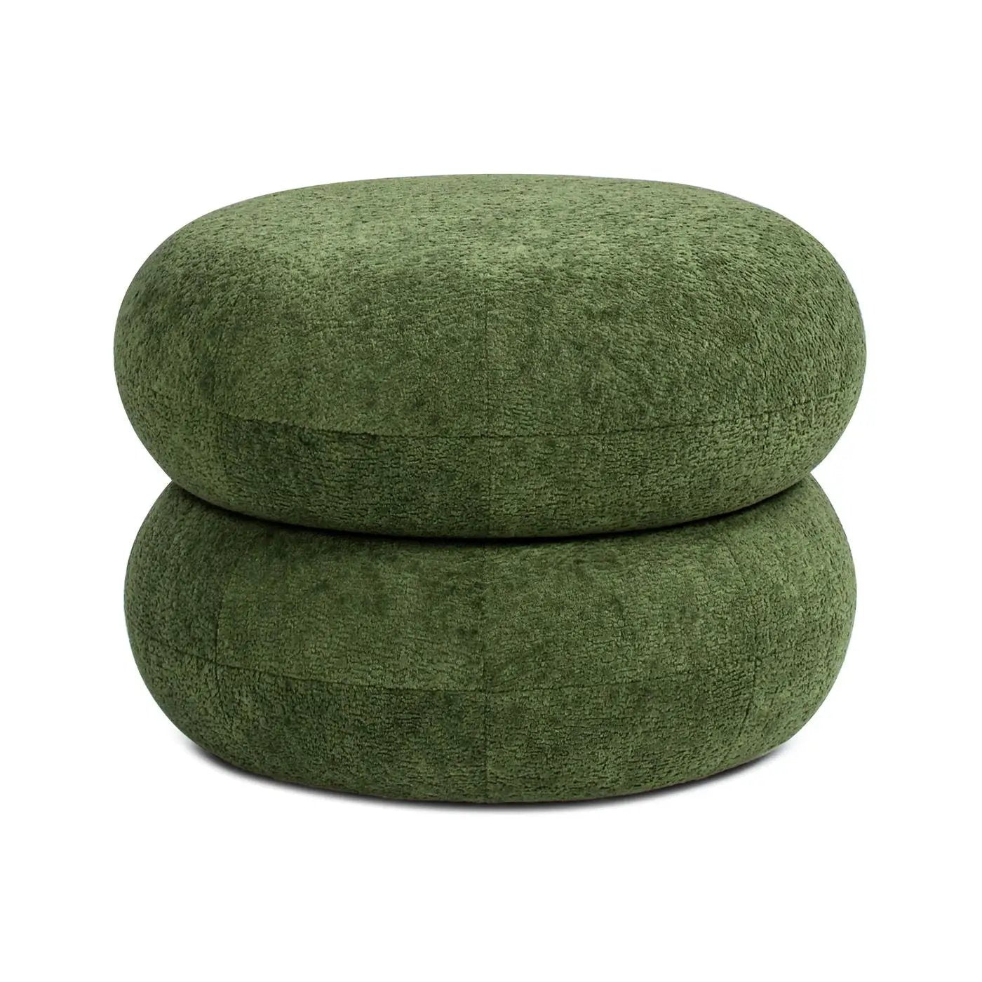 Nest - Low Round Upholstered Ottoman by Unique Piece Furniture