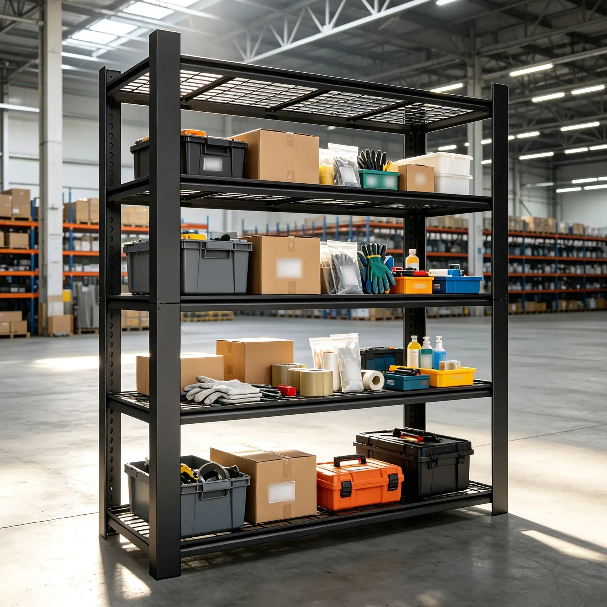 72"H 5-Tier Adjustable Heavy Duty Shelving Rack by HouseOfZazla