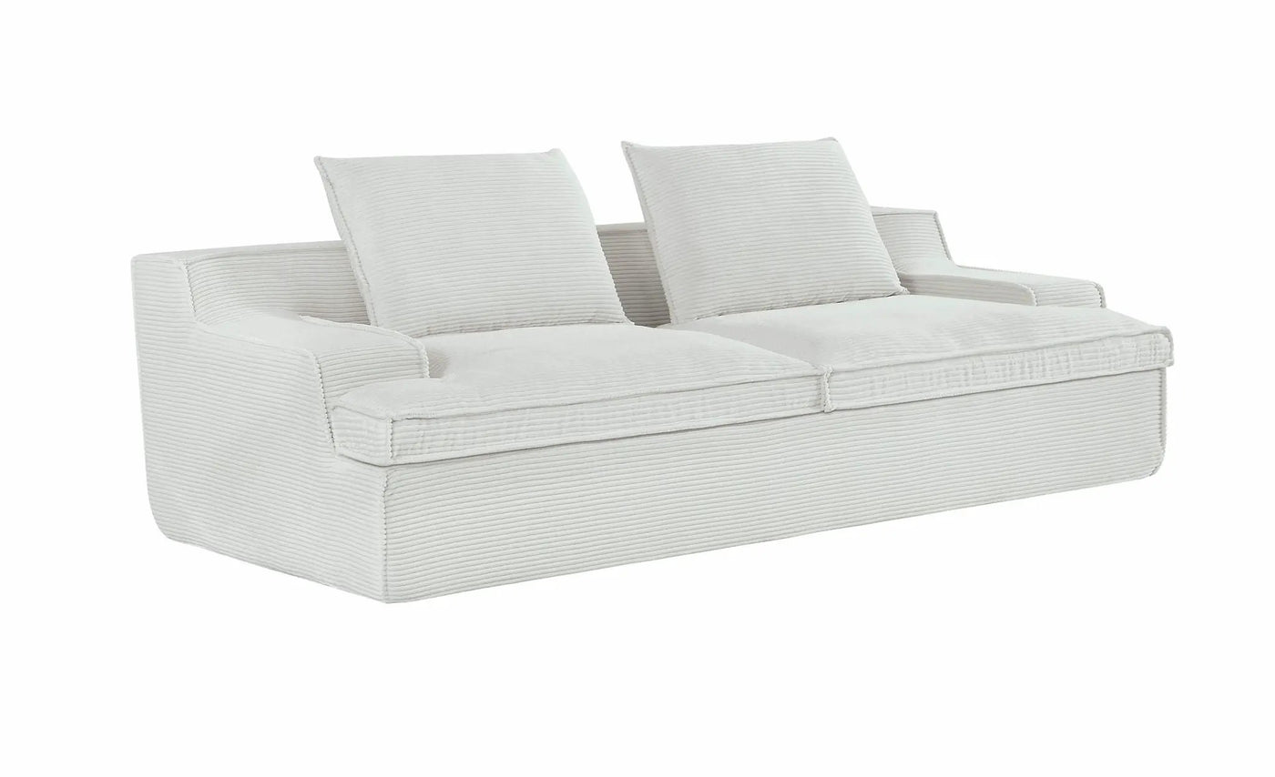 Nimbus - Oversized Full Foam 4 Seater Couch For Living Room Upholstered In Soft, Wide Armrests by Unique Piece Furniture