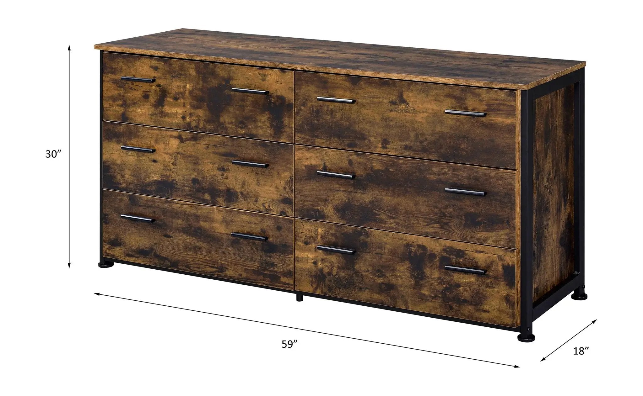 Juvanth - Dresser - Walnut by HouseOfZazla