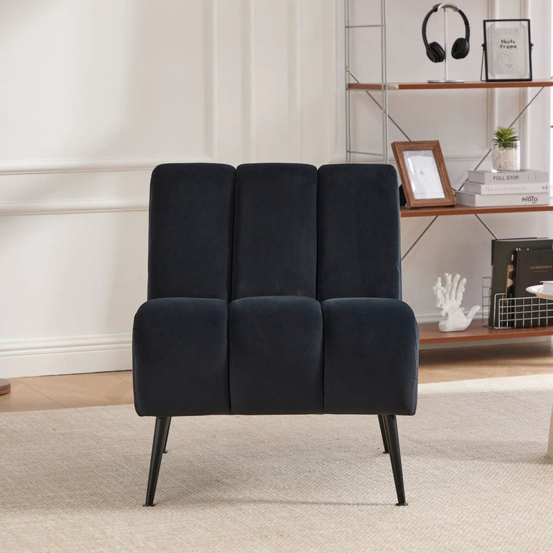 Upholstered Armless Chair For Living Room by Unique Piece Furniture