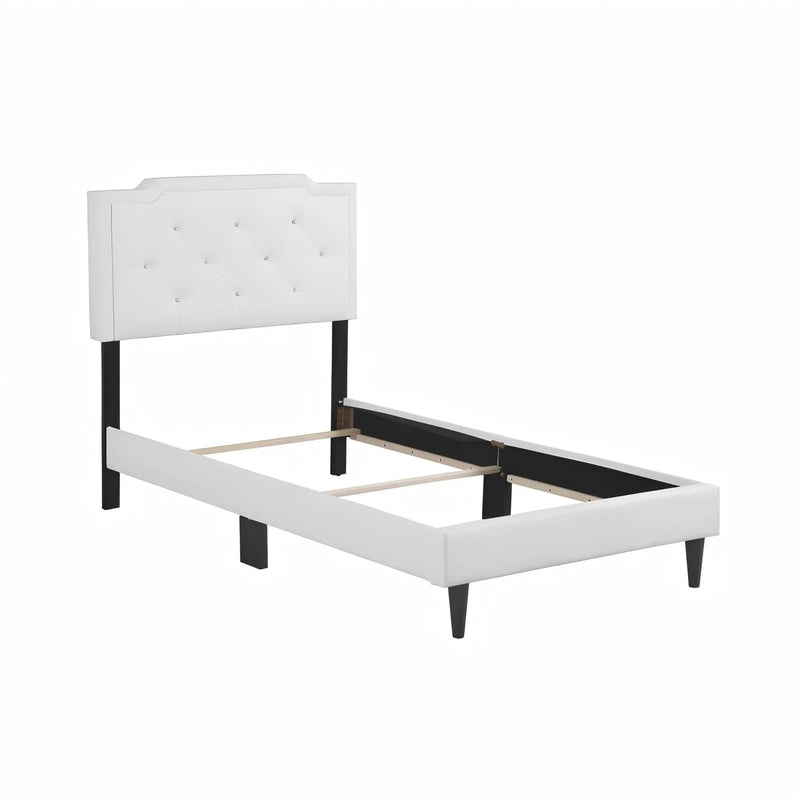Button Tufted Bed Charming For Cozy Spaces by HouseOfZazla