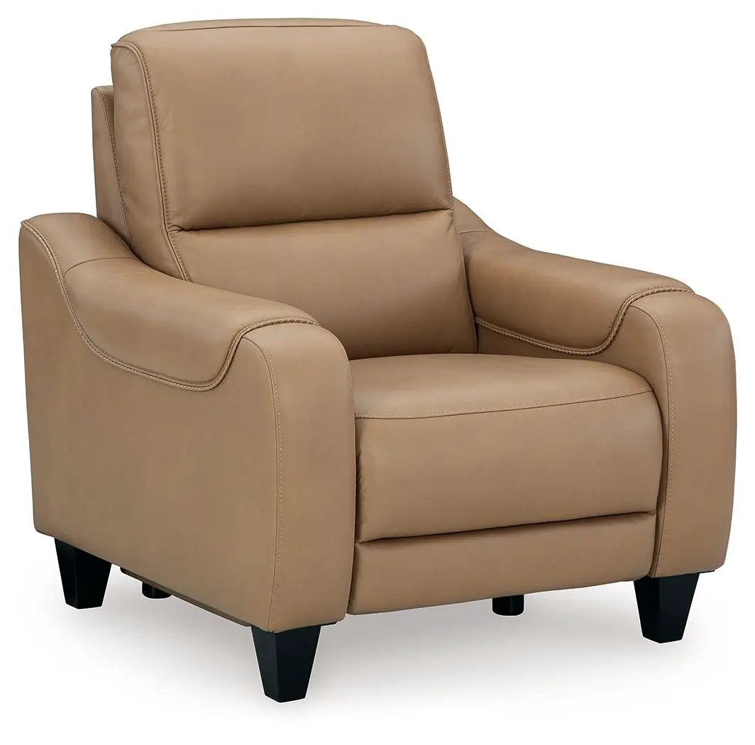 Mosswell - Power Recliner With Adj Headrest - Toffee by Unique Piece Furniture