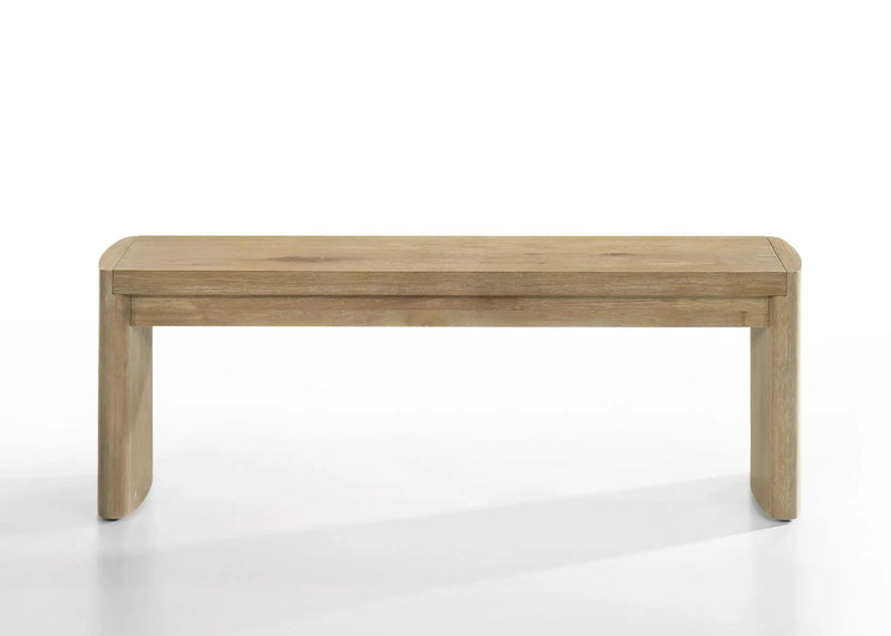 Magnus - Wide Dining Bench - Wooden Oak by HouseOfZazla