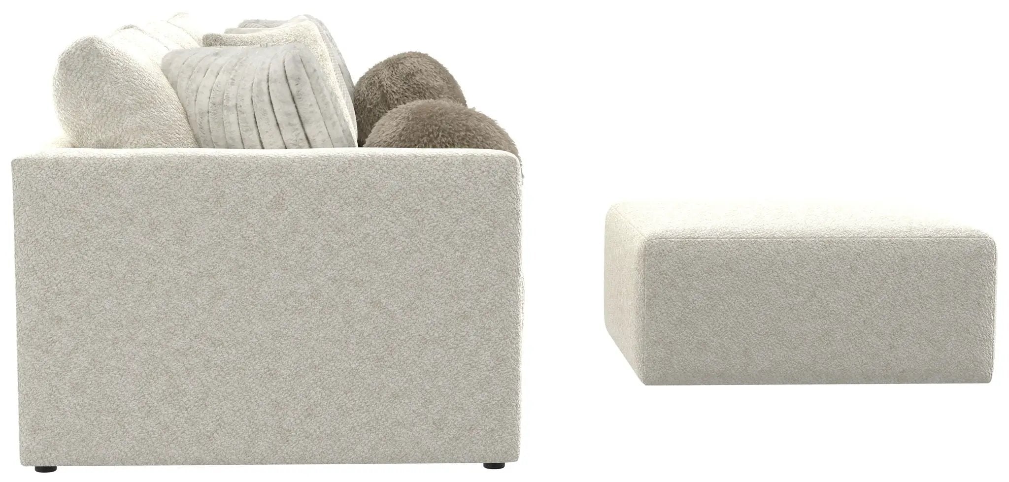 Ritzy - Modular Sofa And Included Cocktail Ottoman by Unique Piece Furniture