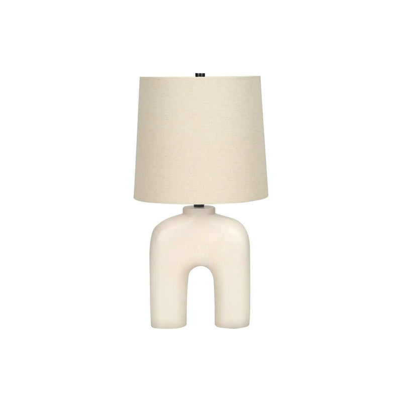 Lighting, Table Lamp, Resin, Modern - Cream by Unique Piece Furniture