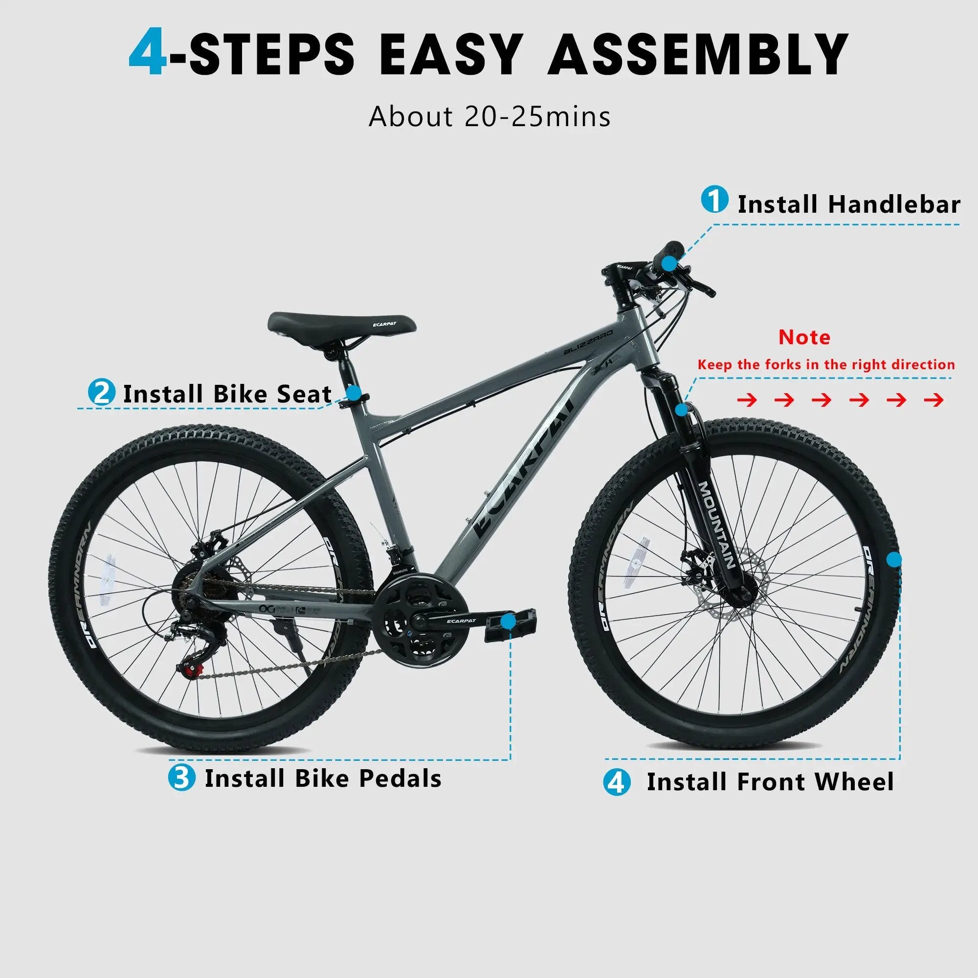 Ecarpat 26 Inch All-Terrain Mountain Bike by HouseOfZazla