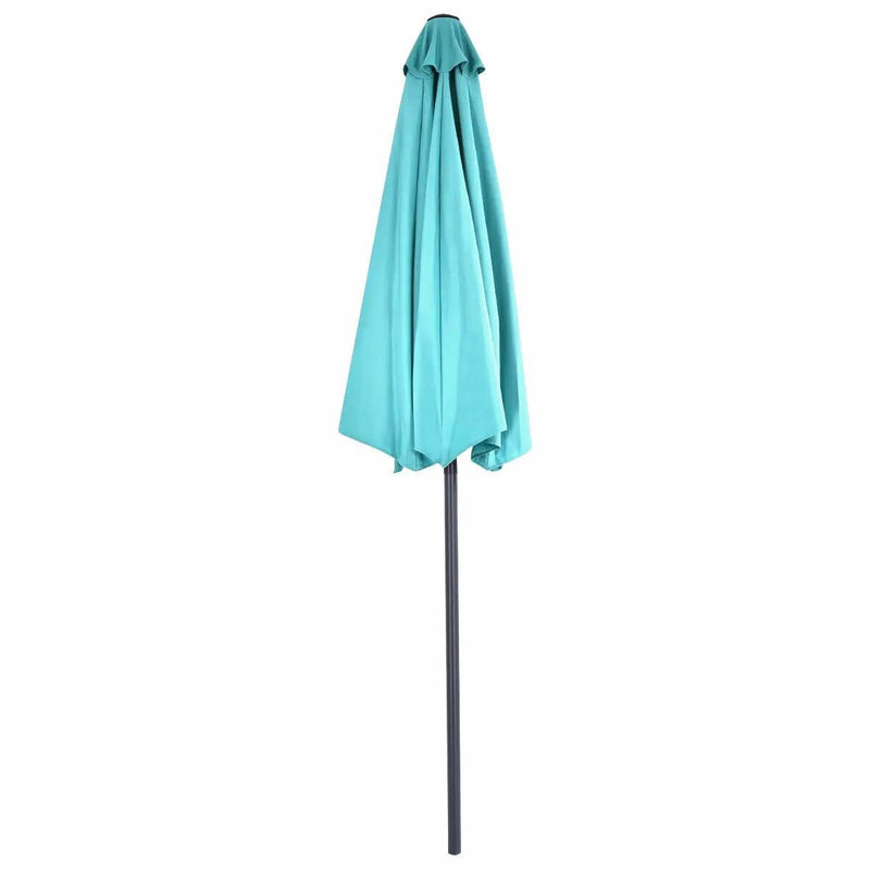 9Ft Patio Bistro Half Round Umbrella by DirectDeals