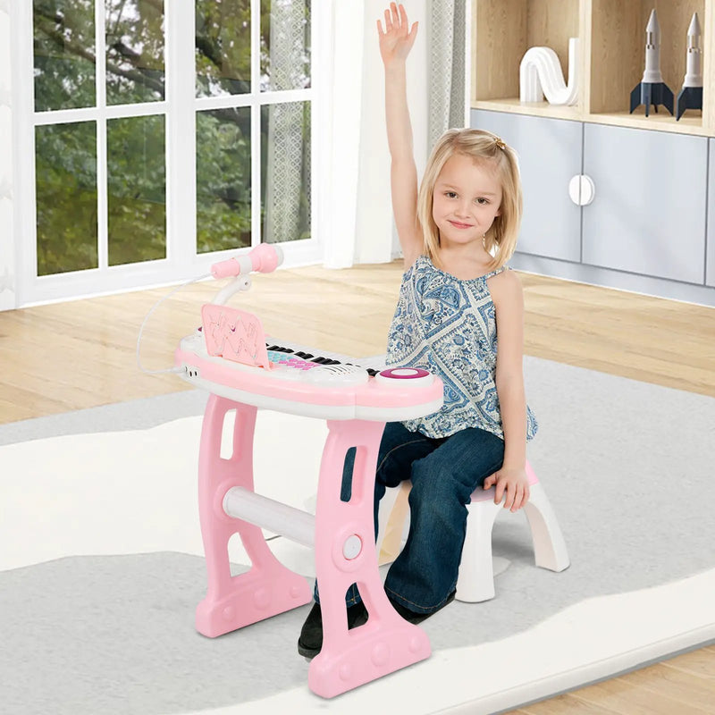 37-key Kids Electronic Piano Keyboard Playset by DirectDeals