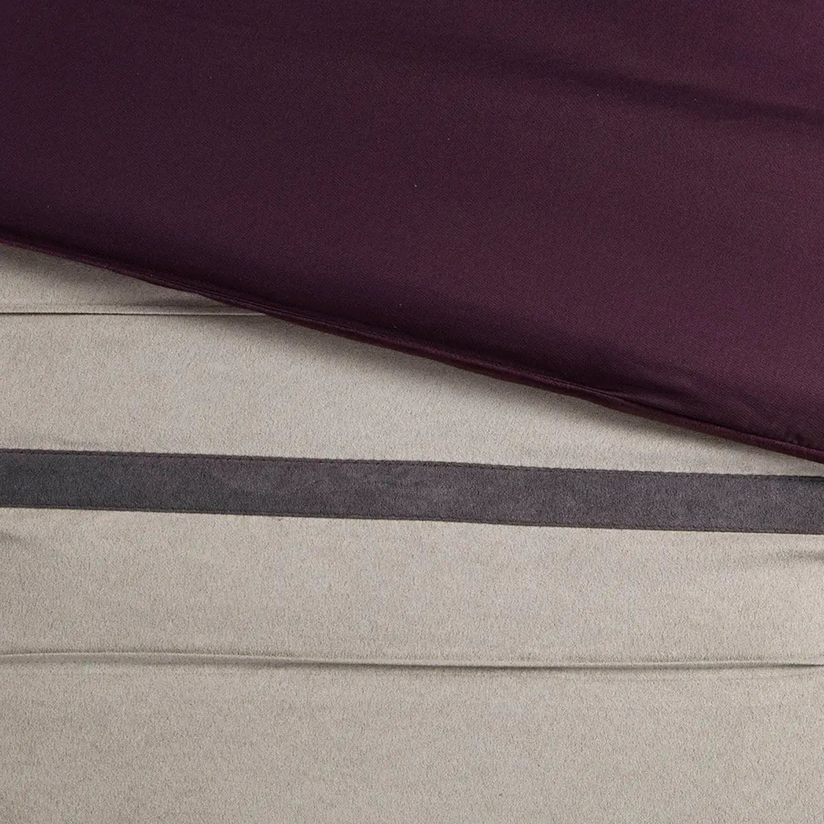 7 Piece Faux Suede Comforter Set Purple Queen by HouseOfZazla