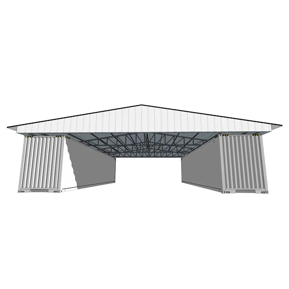 40FT x 36FT Container Roof Kit – Heavy-Duty Steel Shelter by HouseOfZazla