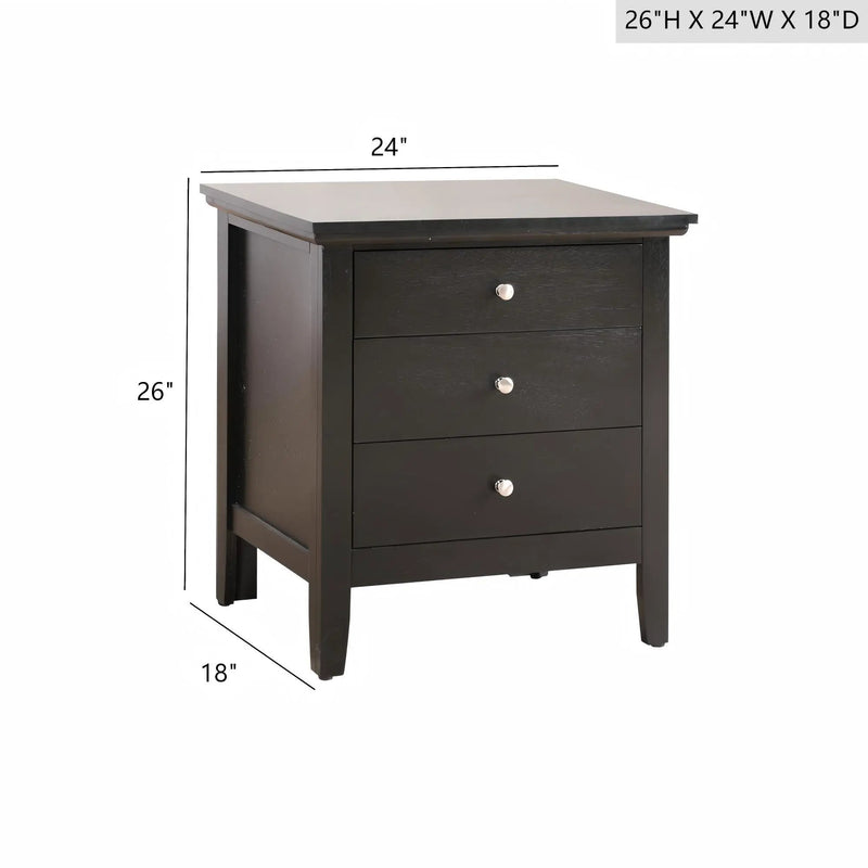 3 Drawer Nightstand & Dove Tailed Drawers by HouseOfZazla
