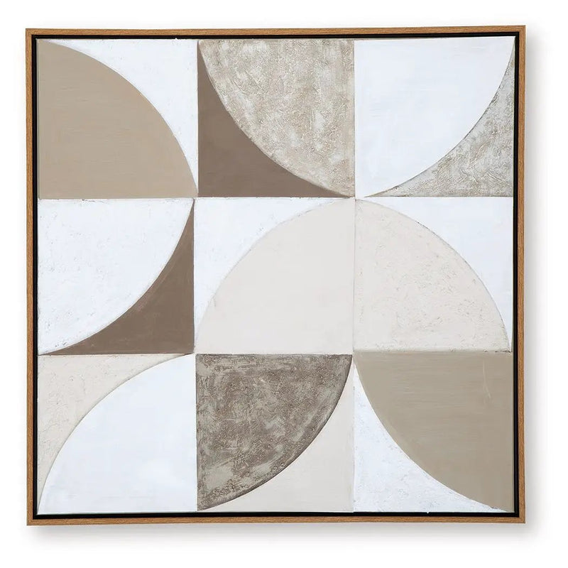 Harelman - Wall Art - Tan / Taupe / White by Unique Piece Furniture