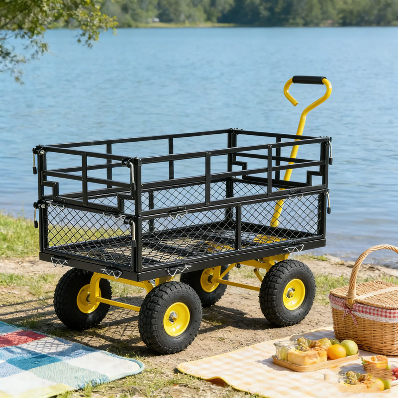 Wagon Cart Garden Cart Trucks Make Transporting Firewood Easier by HouseOfZazla