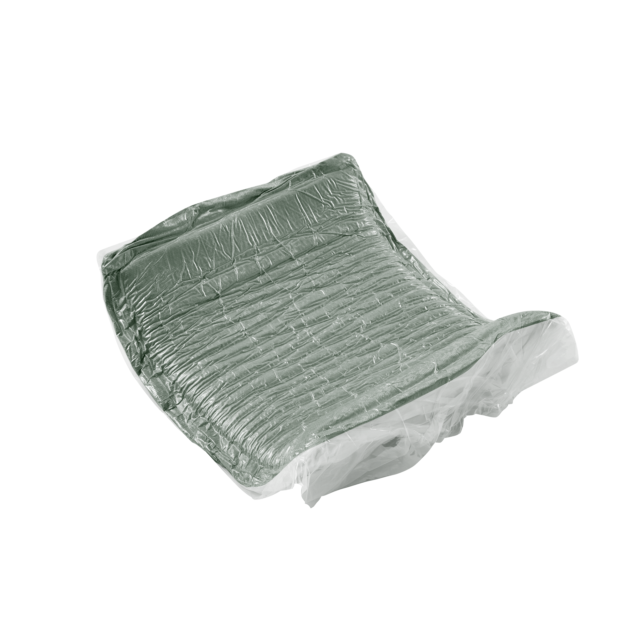Armless Sofa Velvet-Green by HouseOfZazla