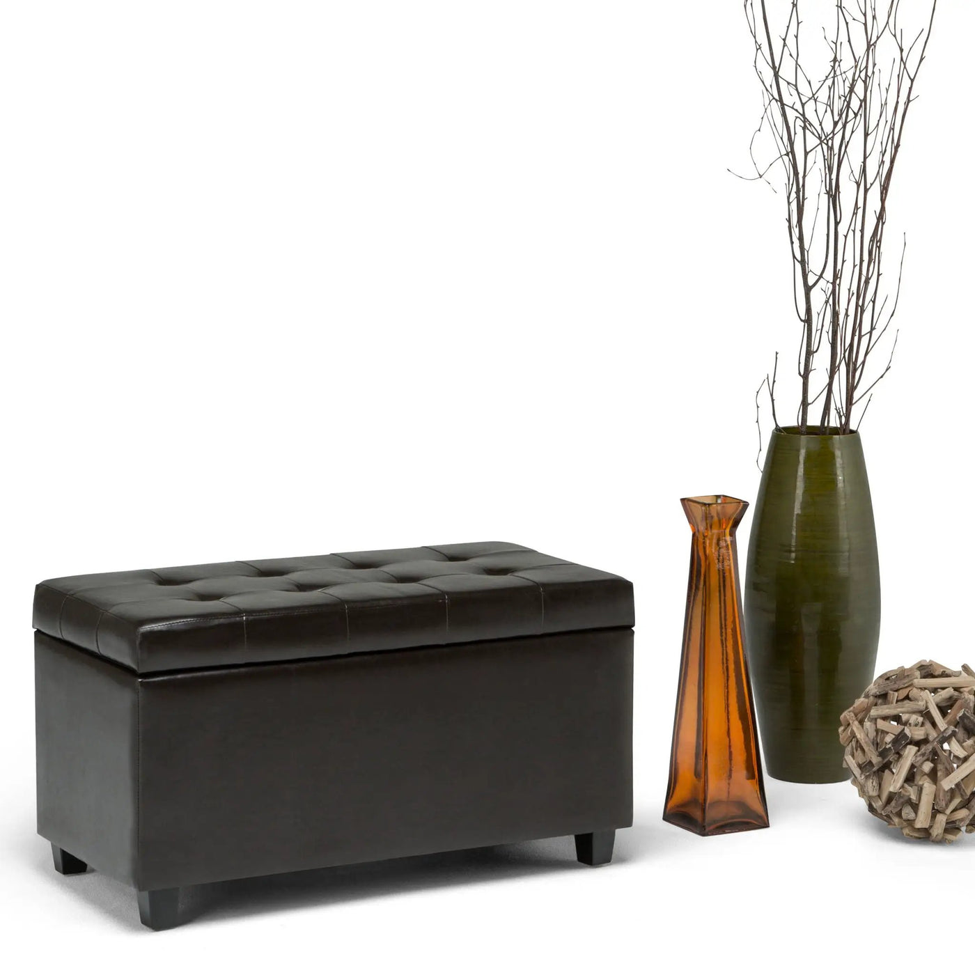 Cosmopolitan - Upholstered Storage Ottoman by HouseOfZazla