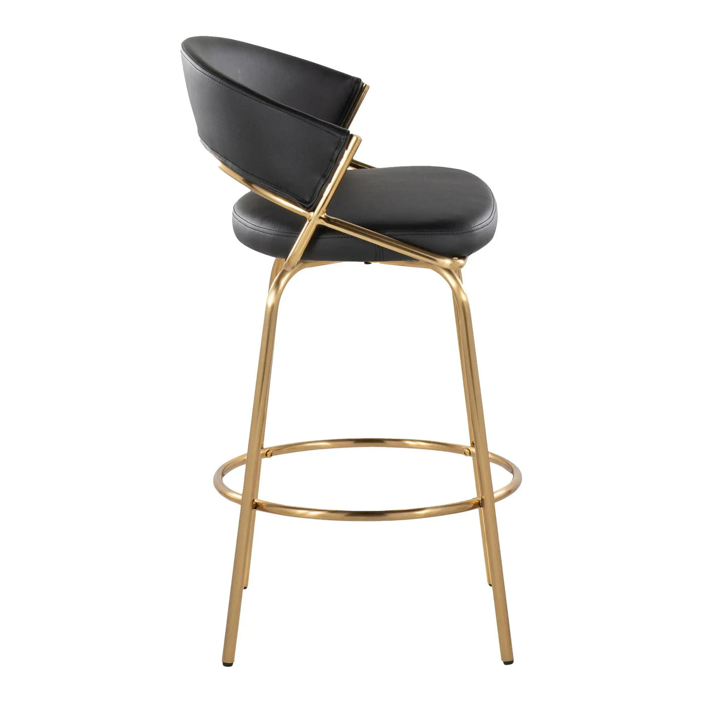Jie - Glam Fixed Height Counter Stool (Set of 2) by HouseOfZazla