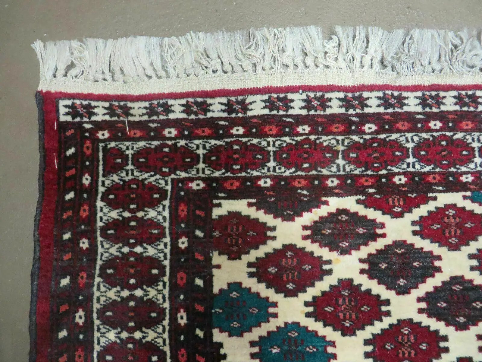 3' X 4' Vintage Handmade Pakistan Bokhara Turkoman Balouch Wool Rug Mat Nice by Jewel Rugs