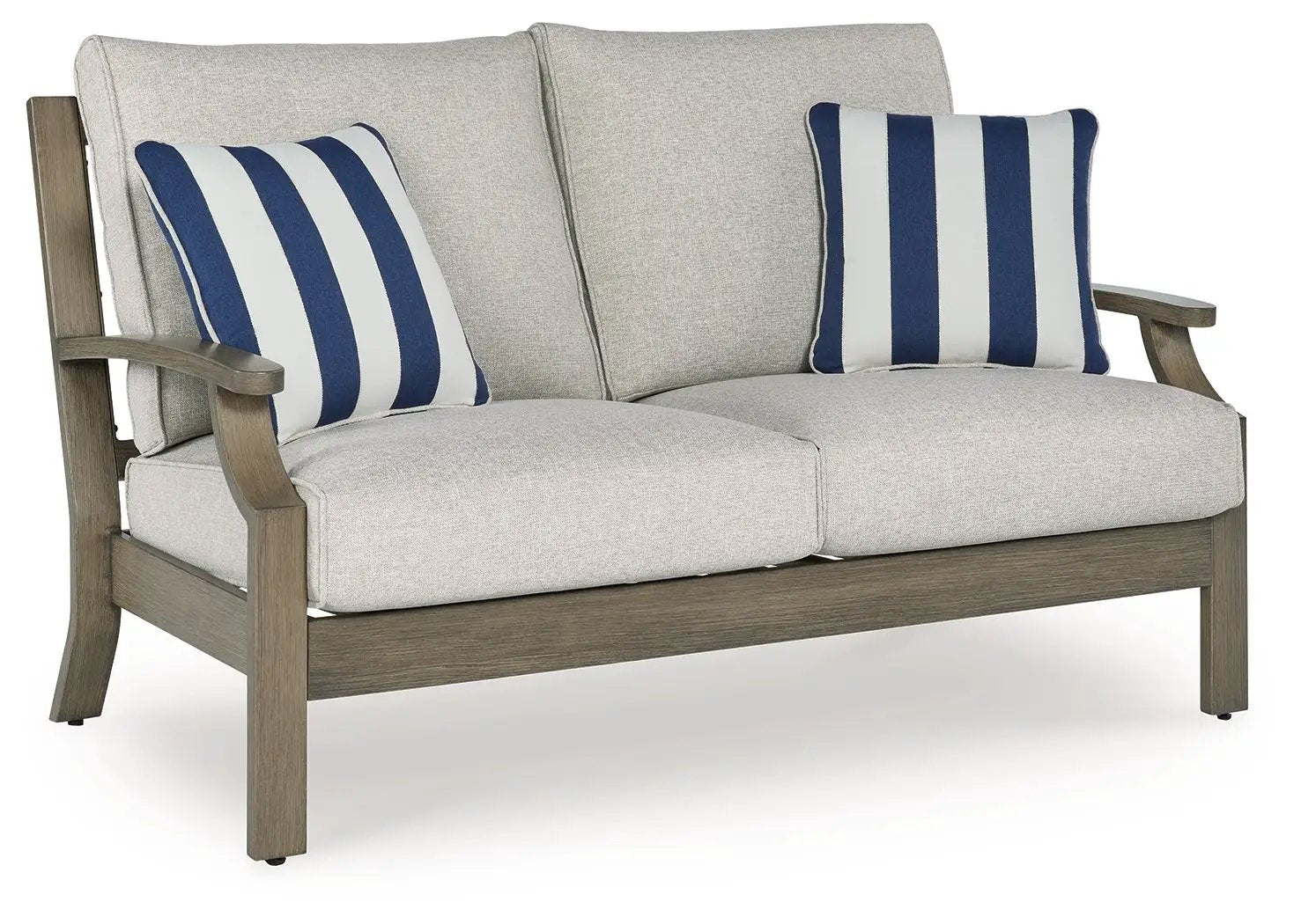 Rainier Ranch - Loveseat With Cushion - Brown / Beige by Unique Piece Furniture