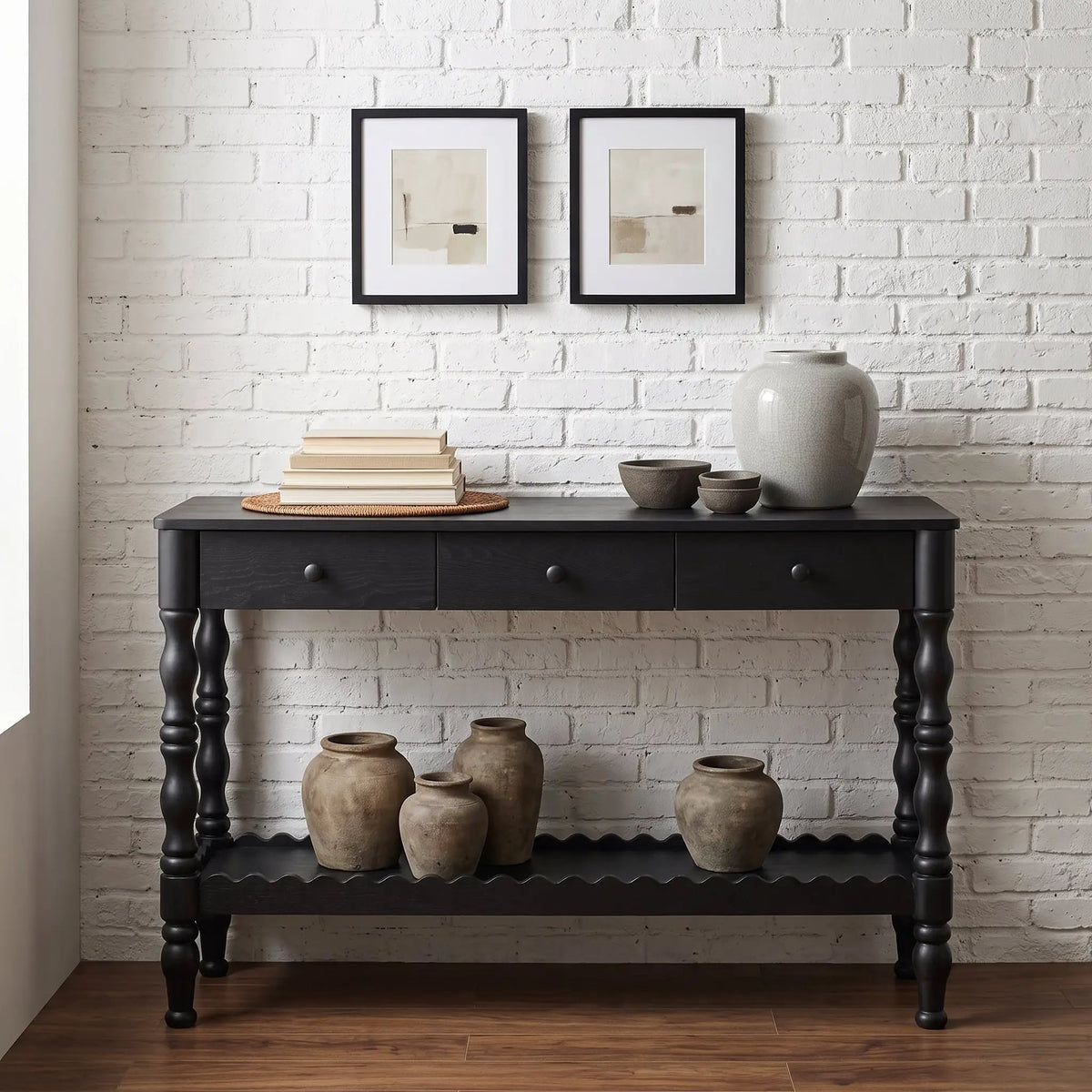 47.2'' Solid Wood Console Table for Entryway by HouseOfZazla