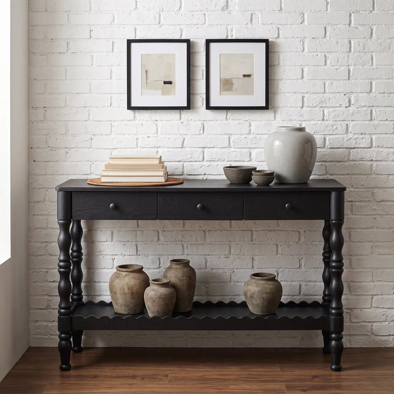 47.2'' Solid Wood Console Table for Entryway by HouseOfZazla