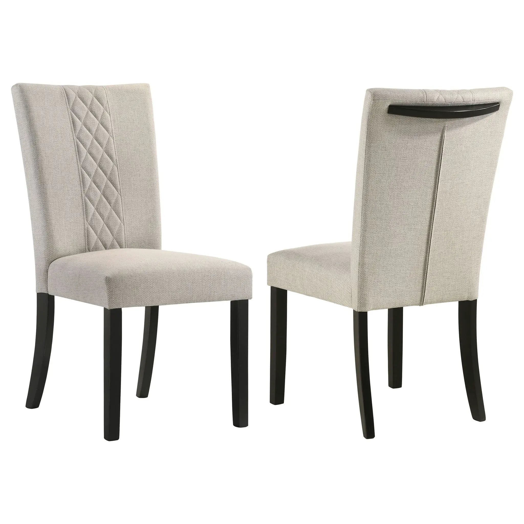 Modoc - Upholstered Dining Side Chair (Set of 2) - Beige by HouseOfZazla