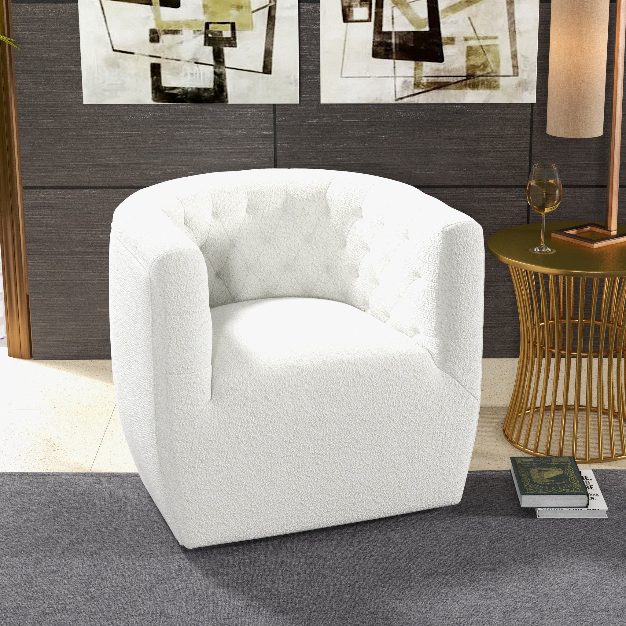 Delaney - Ergonomic Design Swivel Chair by HouseOfZazla