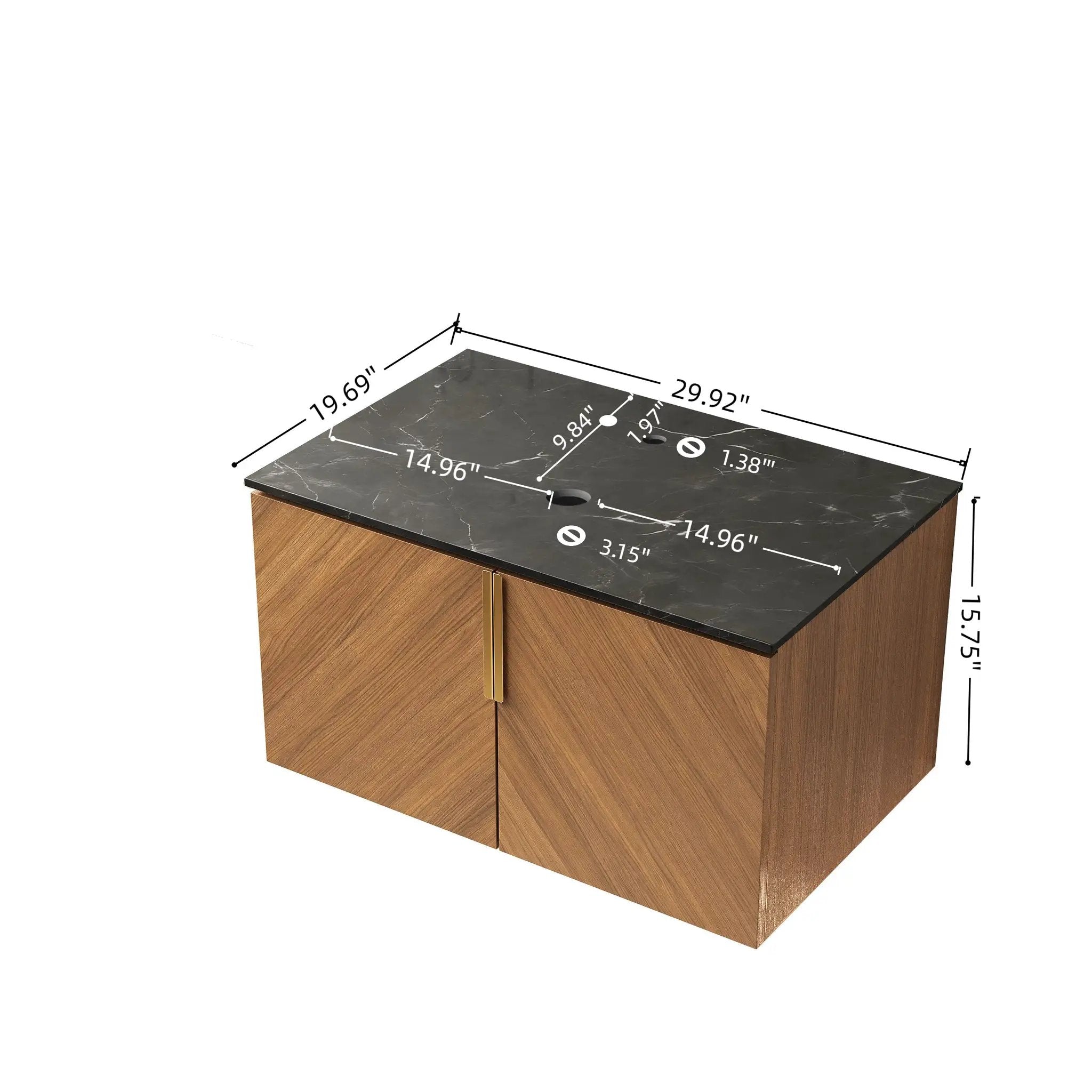 30" ARAI Bathroom Vanity by HouseOfZazla