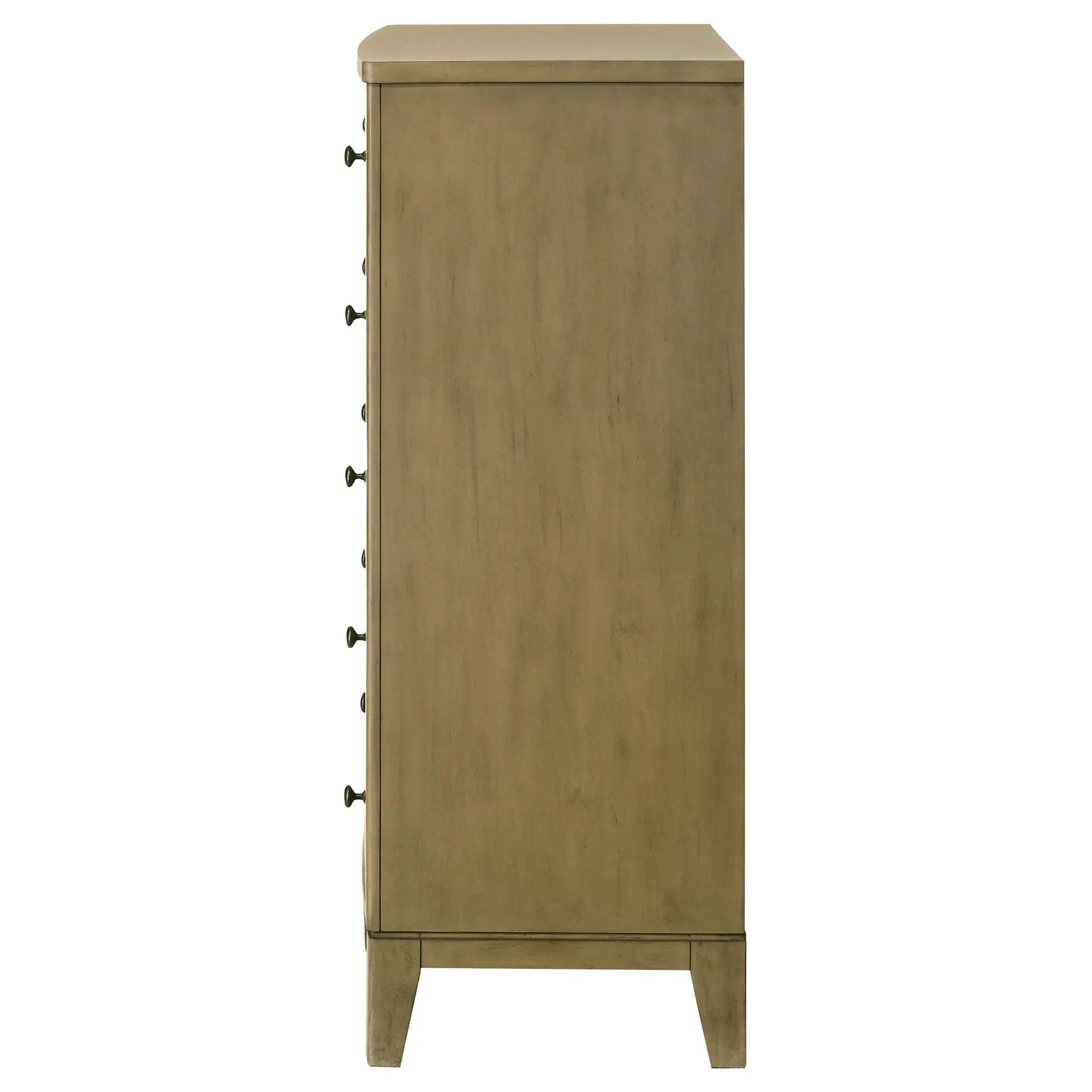 Menlo - 5 Drawer Bedroom Chest Of Drawers - Natural by HouseOfZazla