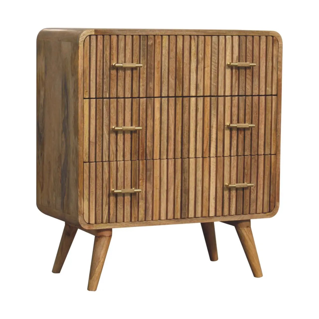 T Bar Ridged Chest - Brown by HouseOfZazla