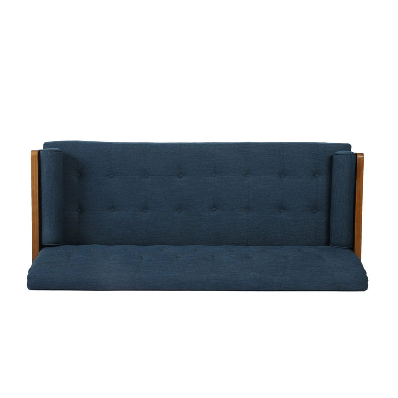 Aidan Mid Century Modern Tufted Fabric Sofa by HouseOfZazla