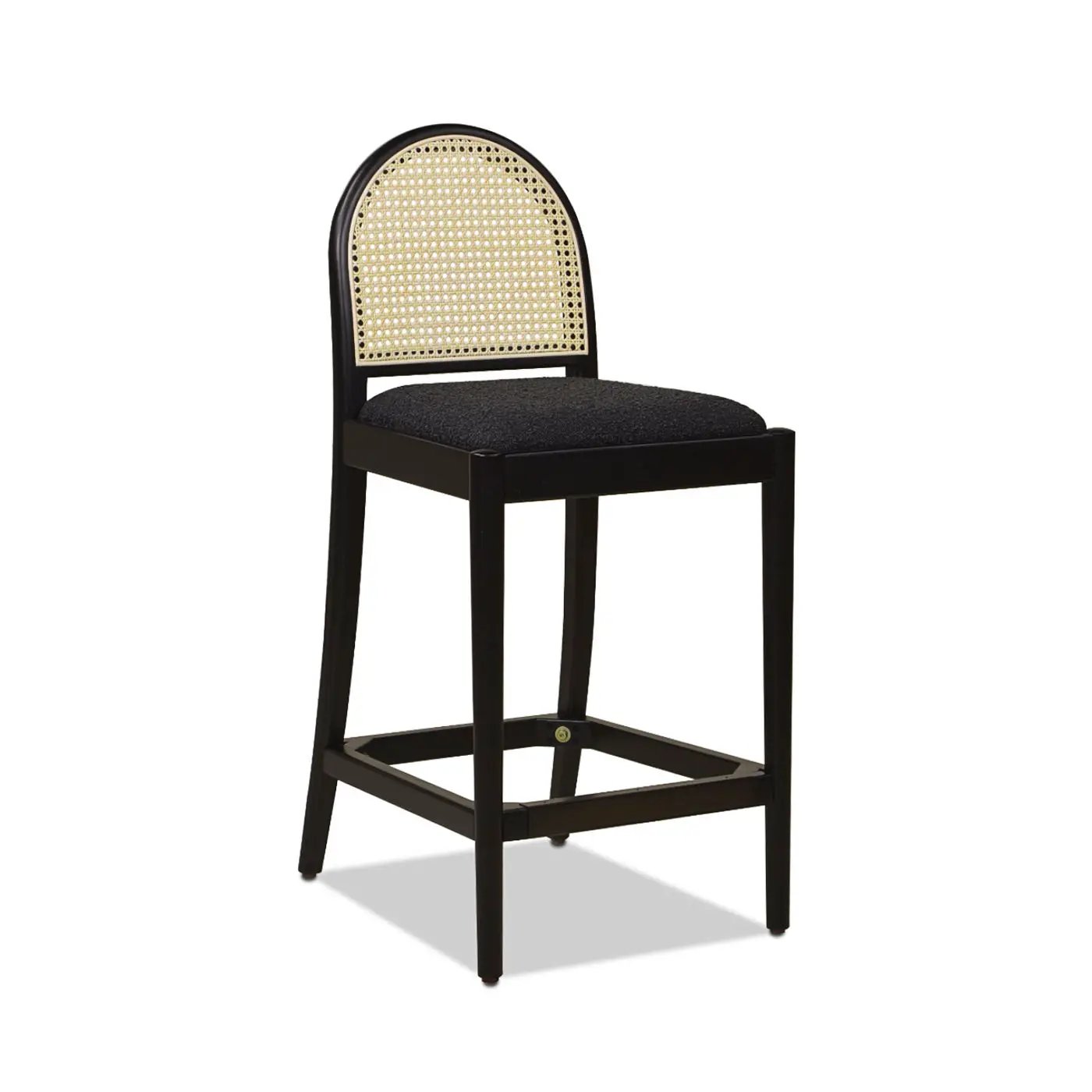 Panama - Curved Back Cane Counter Stool (Set of 2) by Unique Piece Furniture