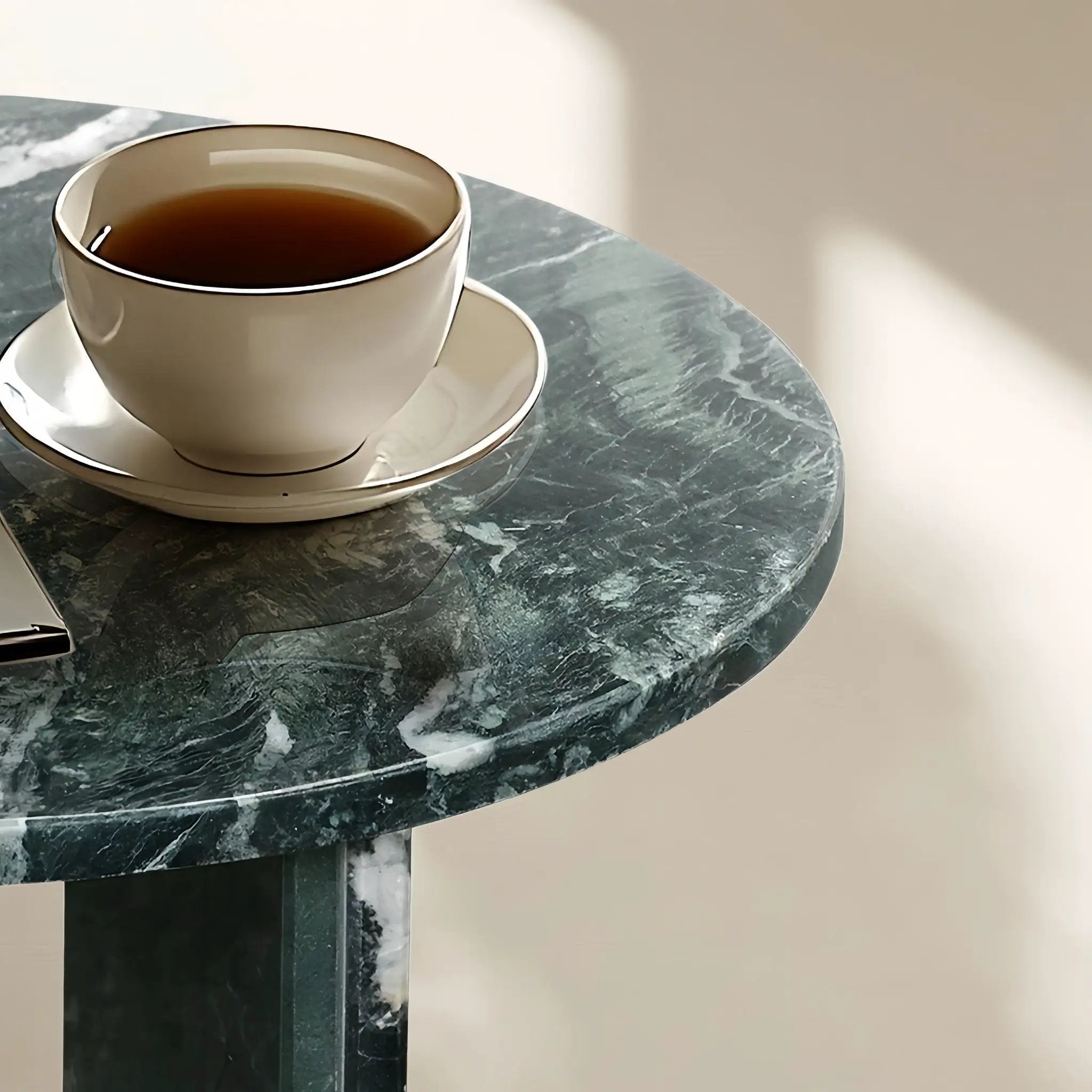 Luxury Coffee Table With Unique Veining, Unique Stone Design by Unique Piece Furniture