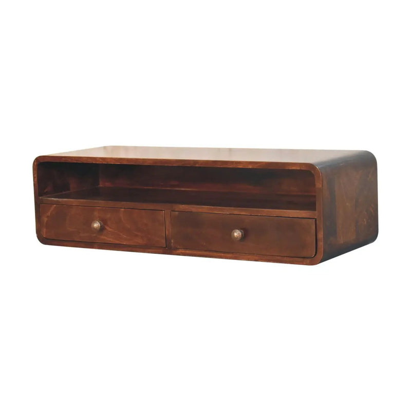 Floating Open Console - Walnut by Unique Piece Furniture
