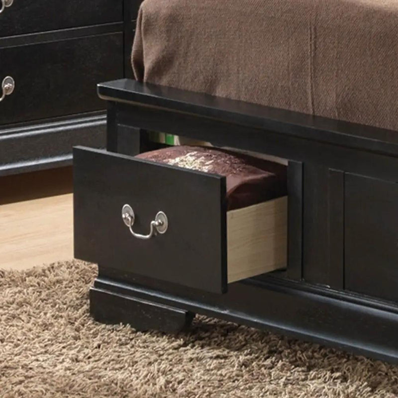 Upholstered Panel Sleigh Bed Design by Unique Piece Furniture